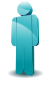 Dark Cyan Color Man